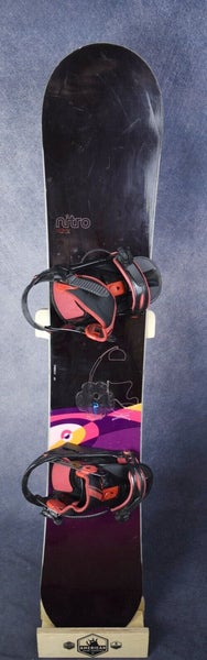 more and more Bother in spite of NITRO GLIDE SNOWBOARD SIZE 152 CM WITH FLUX LARGE BINDINGS | SidelineSwap