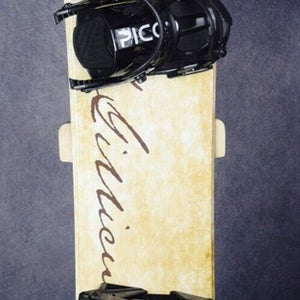 NEW DR. MCGILLICUDDY'S SNOWBOARD SIZE 157 CM WITH PICCO LARGE BINDINGS