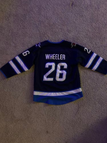 Winnipeg Jets Home Blue Youth Jersey