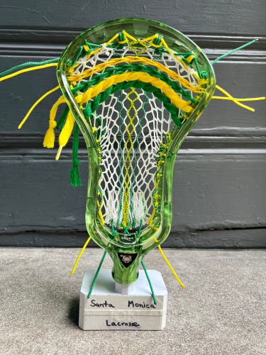 New ECD Ion dyed Green, Pro Strung w/ LE Throne Moonbear Mesh.