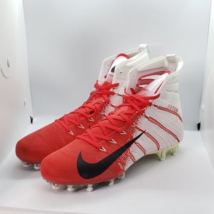 Nike Vapor Untouchable 3 Elite Flyknit Football Cleats red sz 12.5 AO3006-160