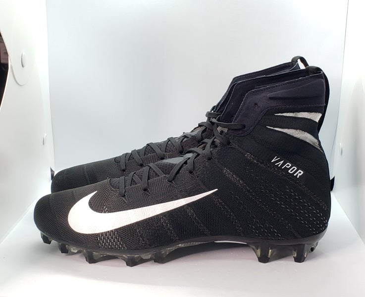 Nike Vapor Untouchable Elite 3 Football Cleats Size 12 Black/Silver  AH7408-010