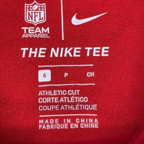 Nike Men's New England Patriots Team Athletic Red T-Shirt