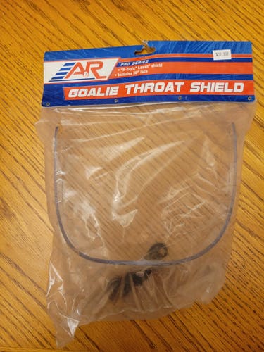 New Senior "R-Style" Lexan Shield Goalie Throat Shield Dangler