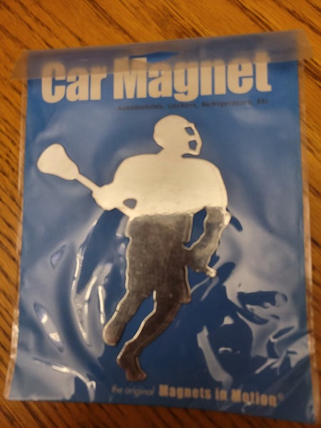 New Lacrosse Silver Car Magnet