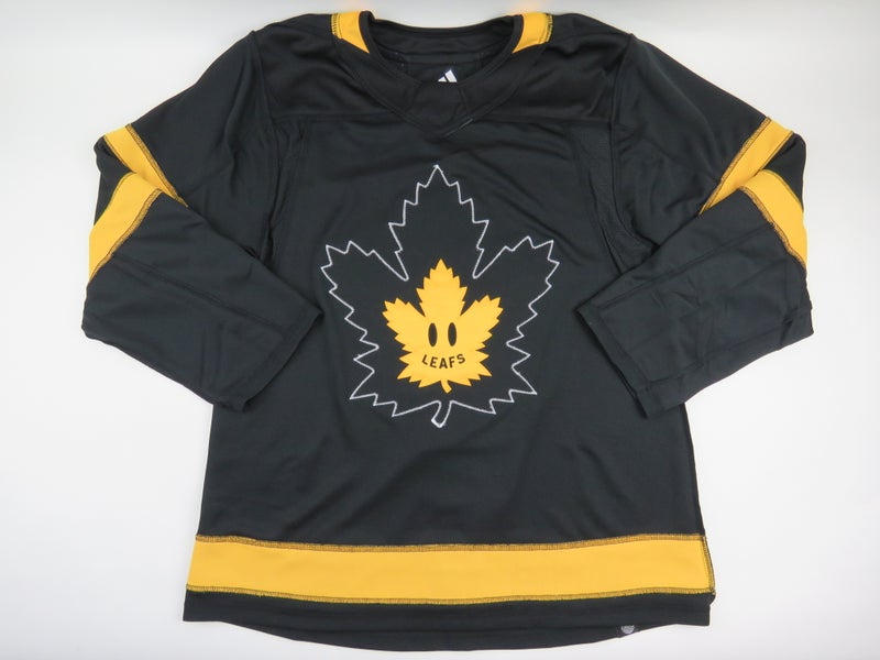 adidas Black Authentic Toronto Maple Leafs x drew house Alternate Blank  Jersey