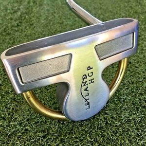 Leyland HGP Mallet Insert Putter RH / ~36" Steel / Good Grip / Nice Club /mm5452