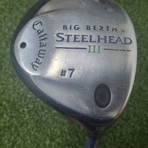 Callaway Big Bertha Steelhead III #7 Wood  /  RH / Ladies Graphite ~41" / jd5816