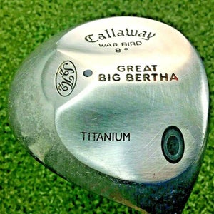 Callaway Great Big Bertha War Bird Ti Driver 8*  RH Firm Graphite ~44.5" /mm7154