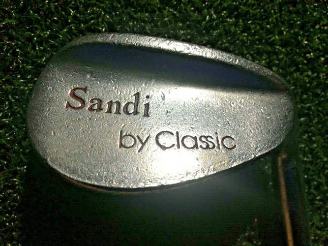Sandi Sand Wedge By Classic /  RH / Stiff Steel ~34" / Good Vintage Grip /mm8626