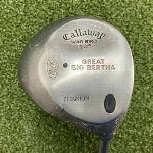 Callaway Great Big Bertha War Bird Driver 10* / RH / Regular Graphite / jl6860