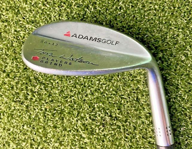Adams Golf Tom Watson Players Grind Sand Wedge 56*12* / Stiff Steel ~35" /jl0205