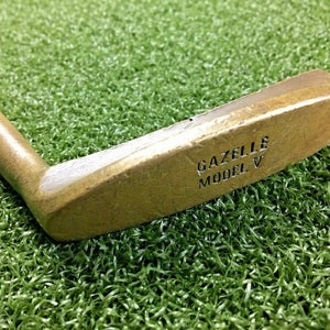 Chicago Gazelle V Blade Putter  /  RH / ~35" Steel  / Nice Vintage Grip / mm5933