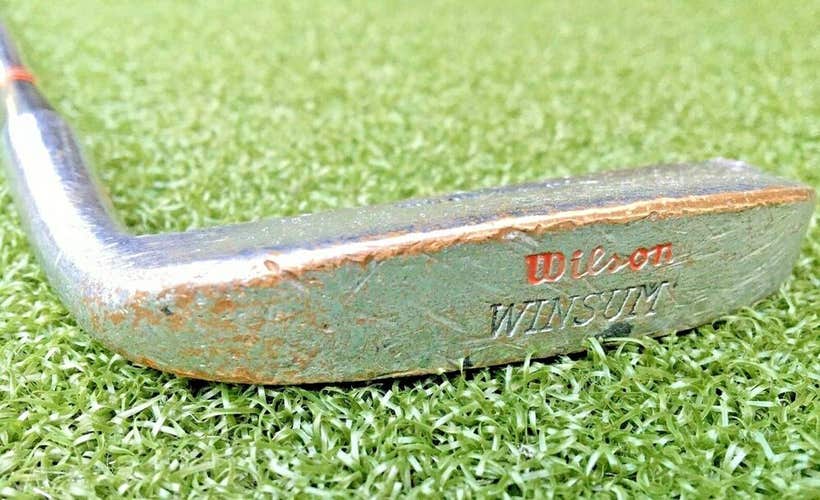 Wilson Winsum Willie Hoare Putter RH / ~35" Steel  /  Nice Pistol Grip  / mm5295