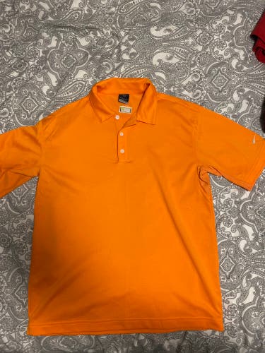 Orange Nike Golf Shirt