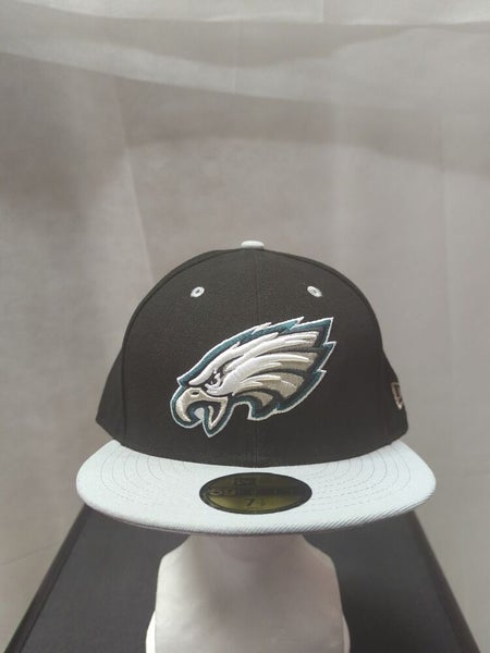 New Era NFL Philadelphia Eagles Black 59FIFTY Fitted Hat, Cap, New