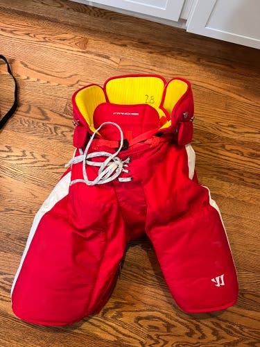 Used Medium Warrior Pro Stock Franchise Hockey Pants Boston University
