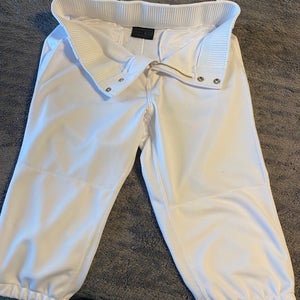 White Used Small Boombah Game Pants