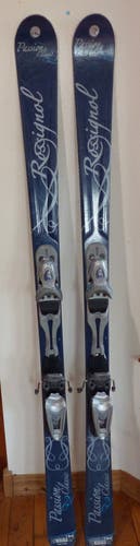 Used Women's Rossignol 154 cm All Mountain Passion Classic Skis With Bindings Max Din 10