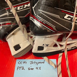 Used CCM Regular Width Size 4.5 JetSpeed FT2 Hockey Skates