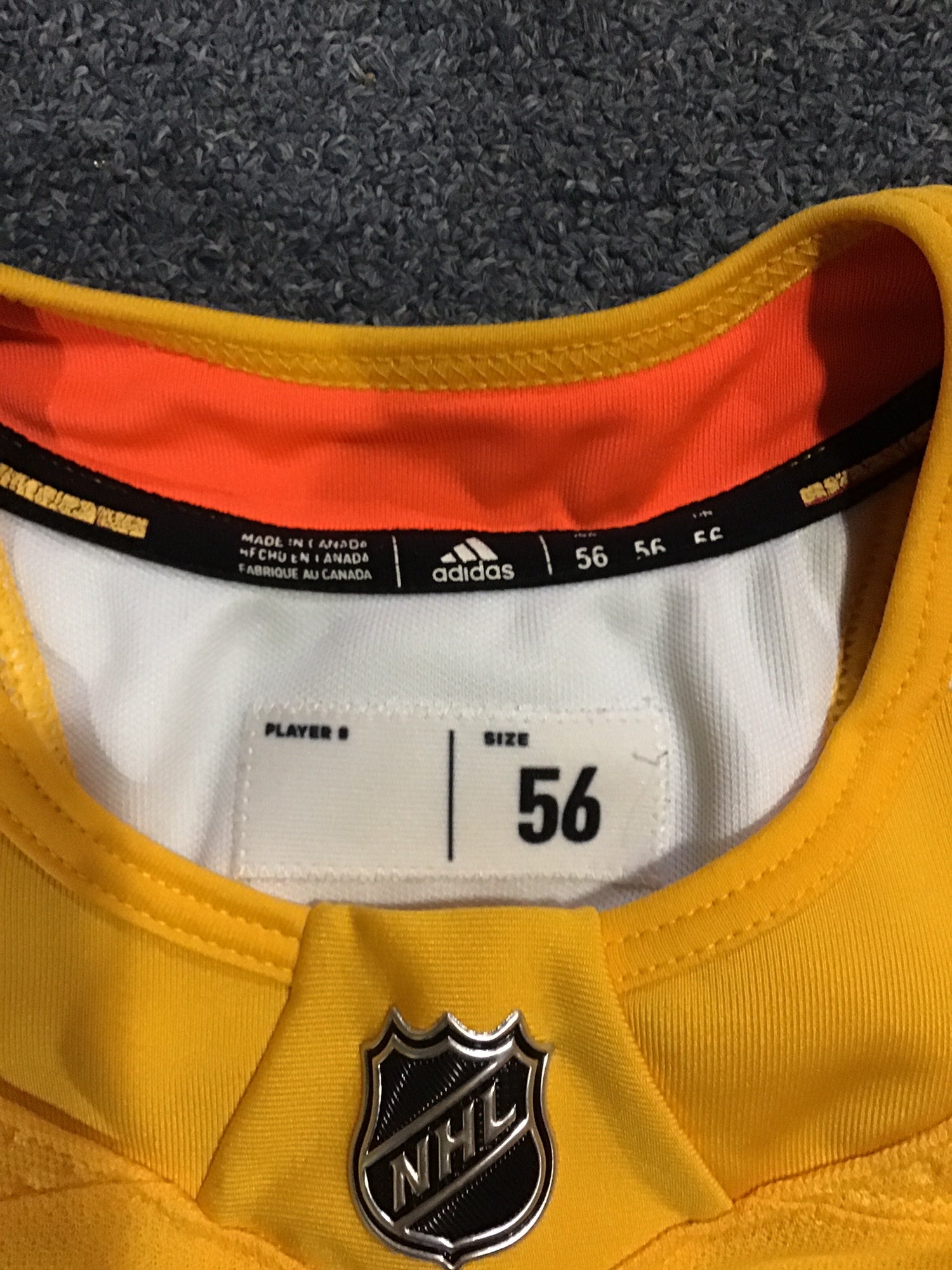 Like New Buffalo Sabres NHL Adidias Practice Jersey-Size 56 | SidelineSwap