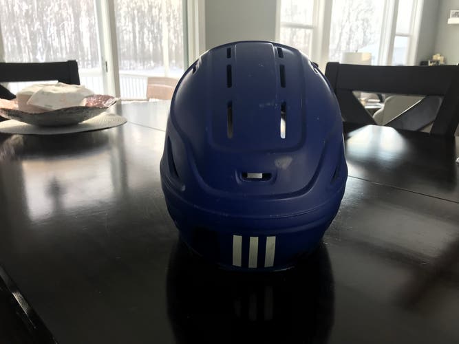 Used 6 3/8 - 7 1/8 Adidas Triple Stripe Batting Helmet