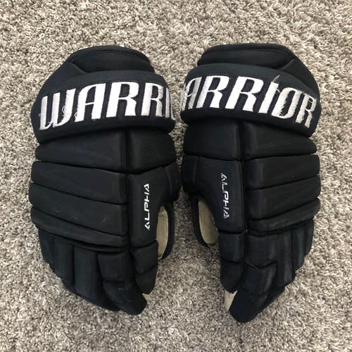 Warrior Pro Stock Alpha QX Hockey Gloves 13” Black