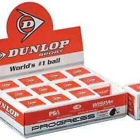 DUNLOP Progress  (One Dozen) Squash Balls