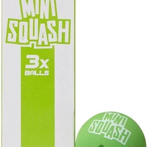 DUNLOP Competition Mini Squash Ball, Green/White, One Size