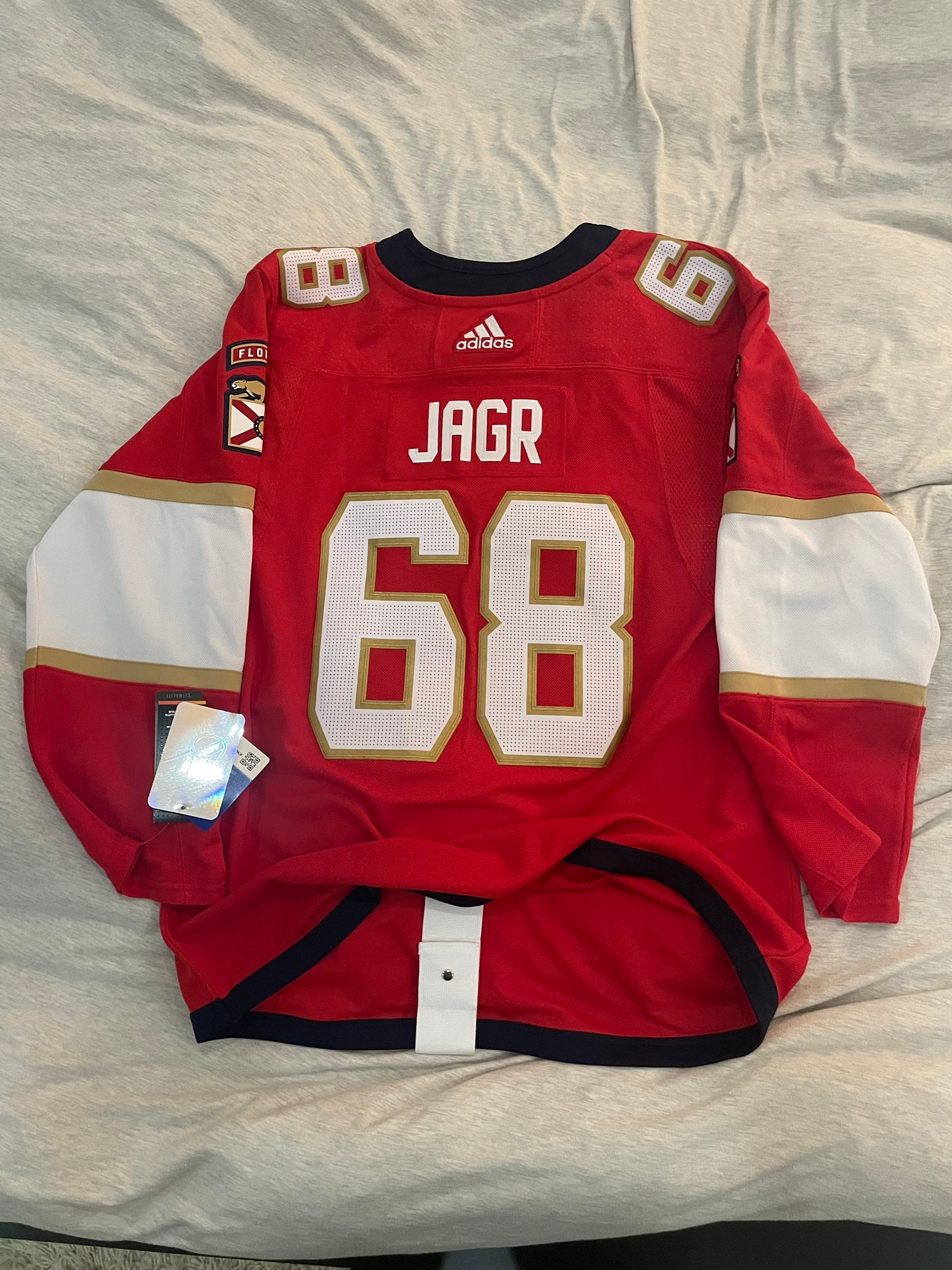 JAROMIR JAGR Signed Florida Panthers Red Reebok Jersey - NHL Auctions