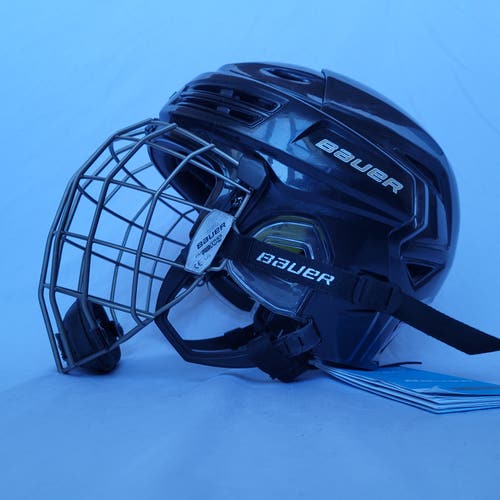 Bauer RE-AKT 200 Large Helmet+Cage Combo Black