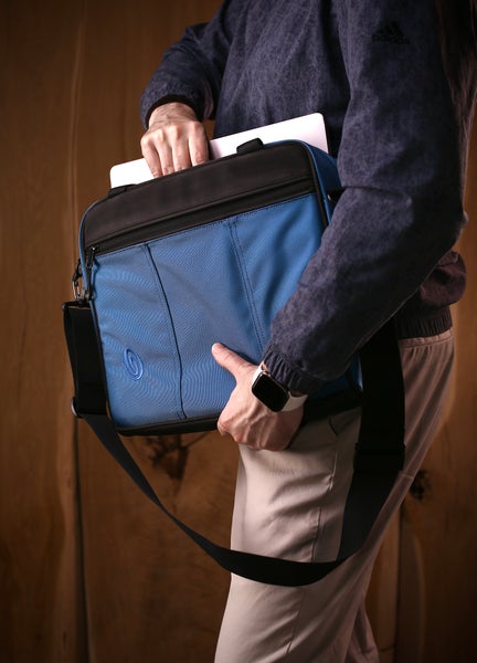 Timbuk2 Kryptic Shoulder Cross Body Padded Messenger Bag Daypack Backpack  Dijon Gray