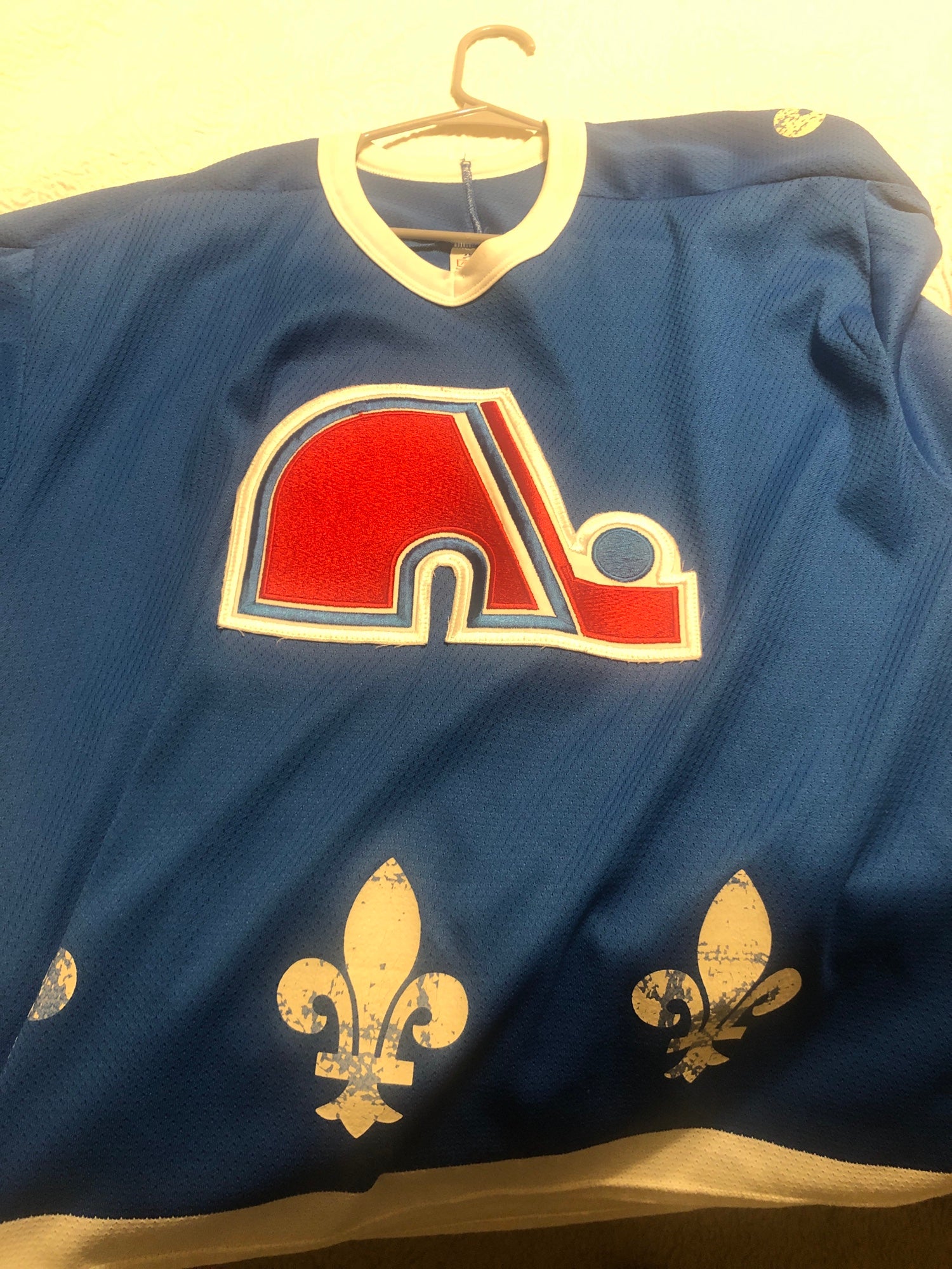 Quebec Nordiques Ron Hextall Hockey jersey