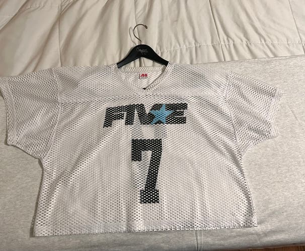 White Mesh Fivestar All Star Jersey
