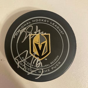 Signed Vegas Knights Official Game Puck
