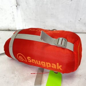 Used Snugpak Traveller Sleeping Bag W Built In Mosquito Net 87" X 31"