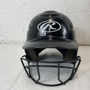 Used Rawlings Rcfh Sz 6 1 2 - 7 1 2 Fastpitch Softball Helmet W Mask