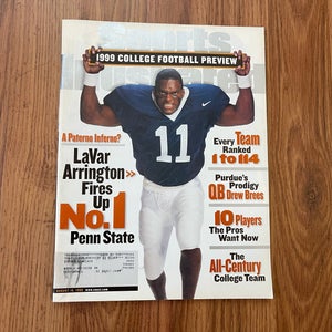 Penn State Nittany Lions NCAA FOOTBALL PREVIEW 1999 Sports Illustrated Magazine!