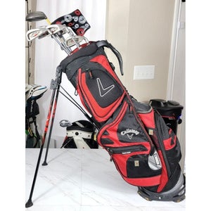 Callaway / Odyssey X-Stiff Men's Golf Club Set With Callaway Golf Bag