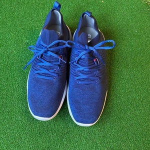 Size 6 Junior Youth FJ Footjoy Flex Golf Shoes Blue
