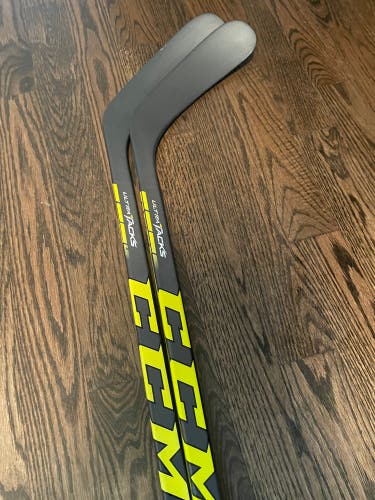 2 PACK CCM Ultra Tacks Pro Stock Hockey Stick