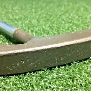 Acushnet Bullseye OS-M-5-S Putter  2 - Way  / Fluted Steel ~34.75" / /mm6464