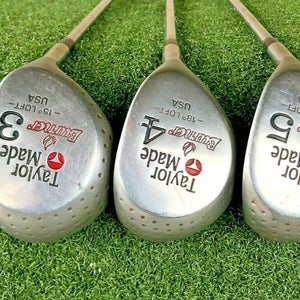 TaylorMade Burner Wood Set 3,4,5 / Dynamic Gold Regular Steel / RH / sa4764