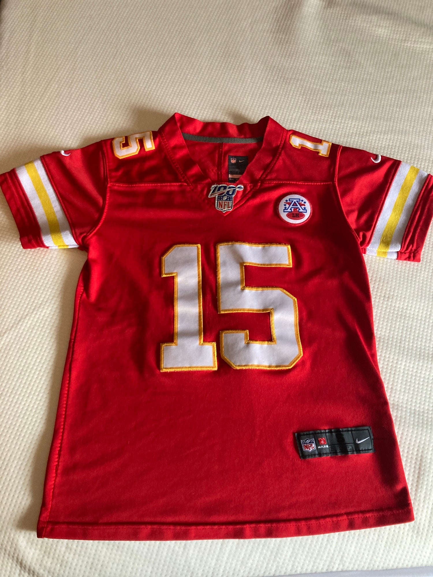 Nike Red Mahomes Kansas City Chiefs Stitched NFL Players Youth's Jersey  Small 8