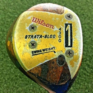 Wilson 4300 Billy Casper Strata-Bloc Driver / RH / Regular Steel ~43" / mm5053
