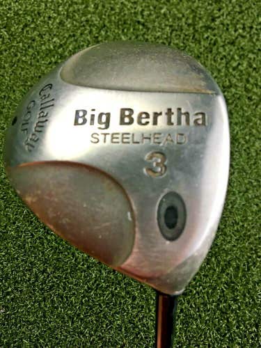 Callaway Big Bertha Steelhead 3 Wood / RH ~41.75" / RCH99 Firm Graphite / gw3770