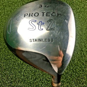 Pro Tech St2 Stainless 3 Wood 14* / RH ~41.75" / Stiff Graphite / gw3423