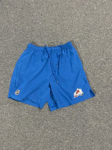 New Blue Fanatics Colorado Avalanche 2022 Training Camp Shorts With liner M, L & XL