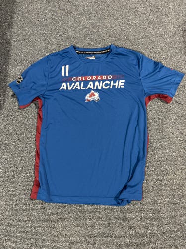 Blue Fanatics Colorado Avalanche 2022 Player Issued Training Camp Shirt M, L & XL Player Issued