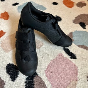 Black Used Adult Unisex Size 5.0 (Women's 6.0) Fizik Tempo Powerstrap R5 Cycling Shoes